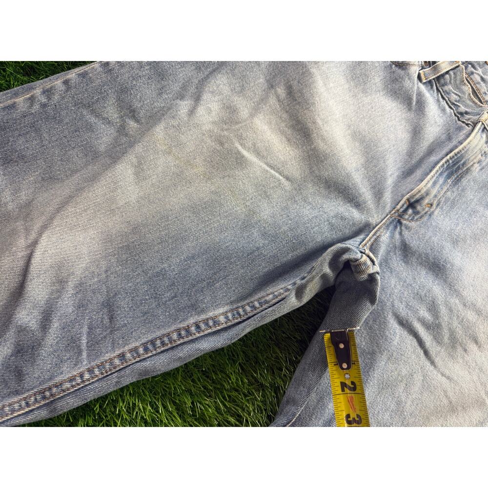 Vtg Levi’s 577 Lower Rise Loose Fit Jeans Women's 14 USA Light Wash 100% Cotton - Picture 14 of 15